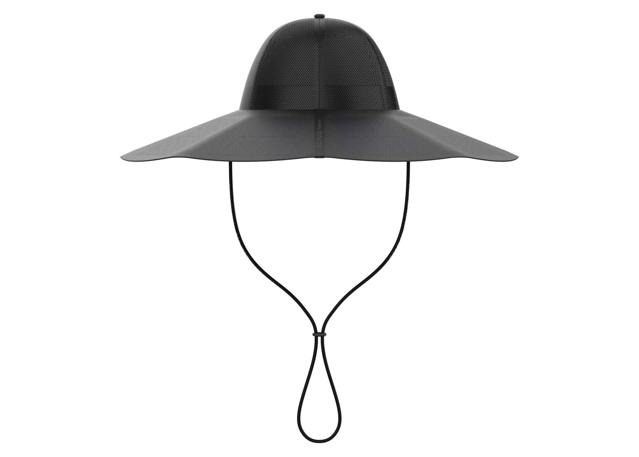 Сонячний капелюх EcoFlow Power Hat 12 Вт - Чорна L-XL